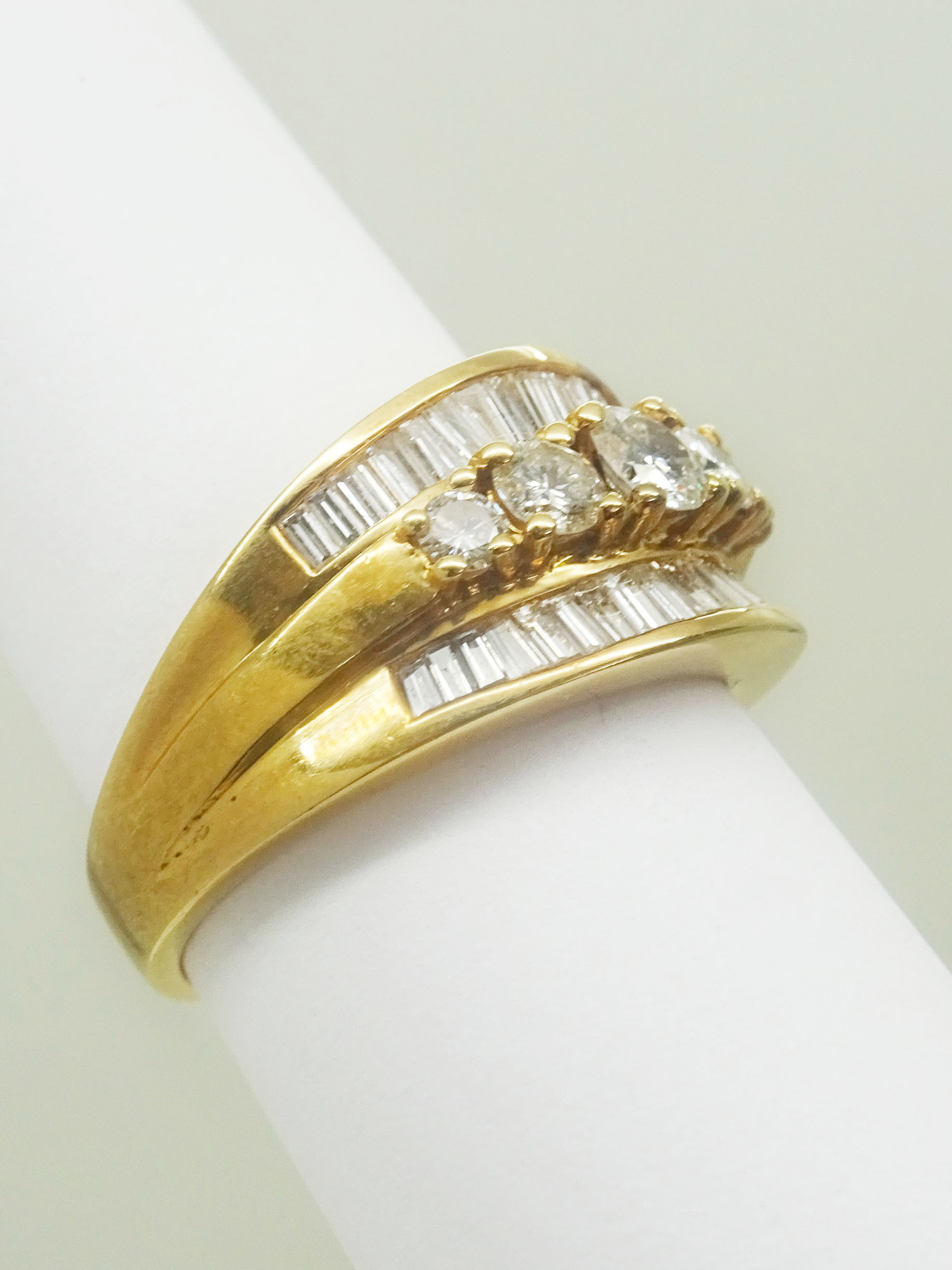 Jeff Cooper Designs Diamond 1.52ct tw Cocktail Ring 18k Size 8.5