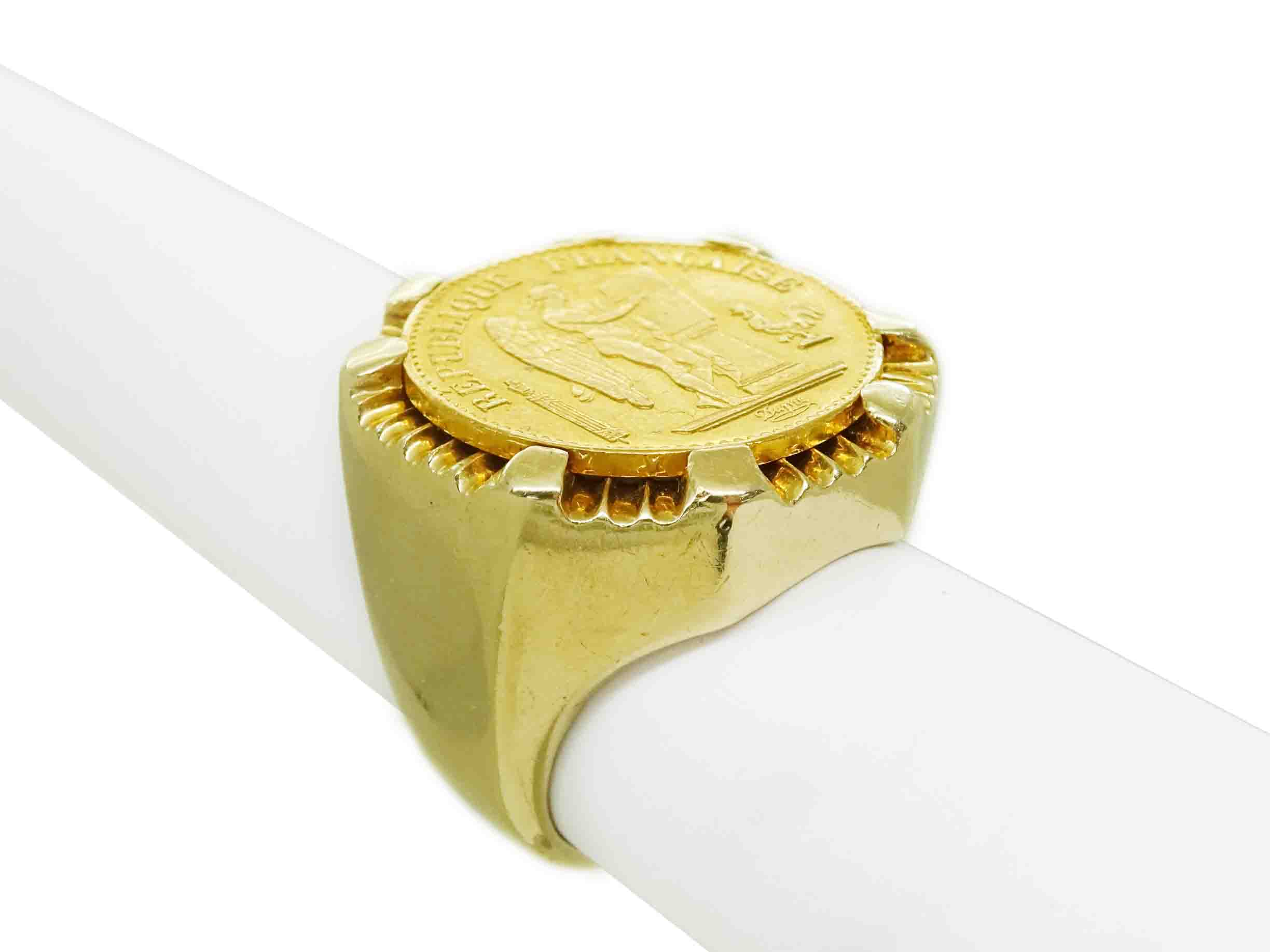 Liberty Gold Coin Ring - 13 For Sale on 1stDibs | gold coin ring design, gold  coin ring design ladies, coin ring gold