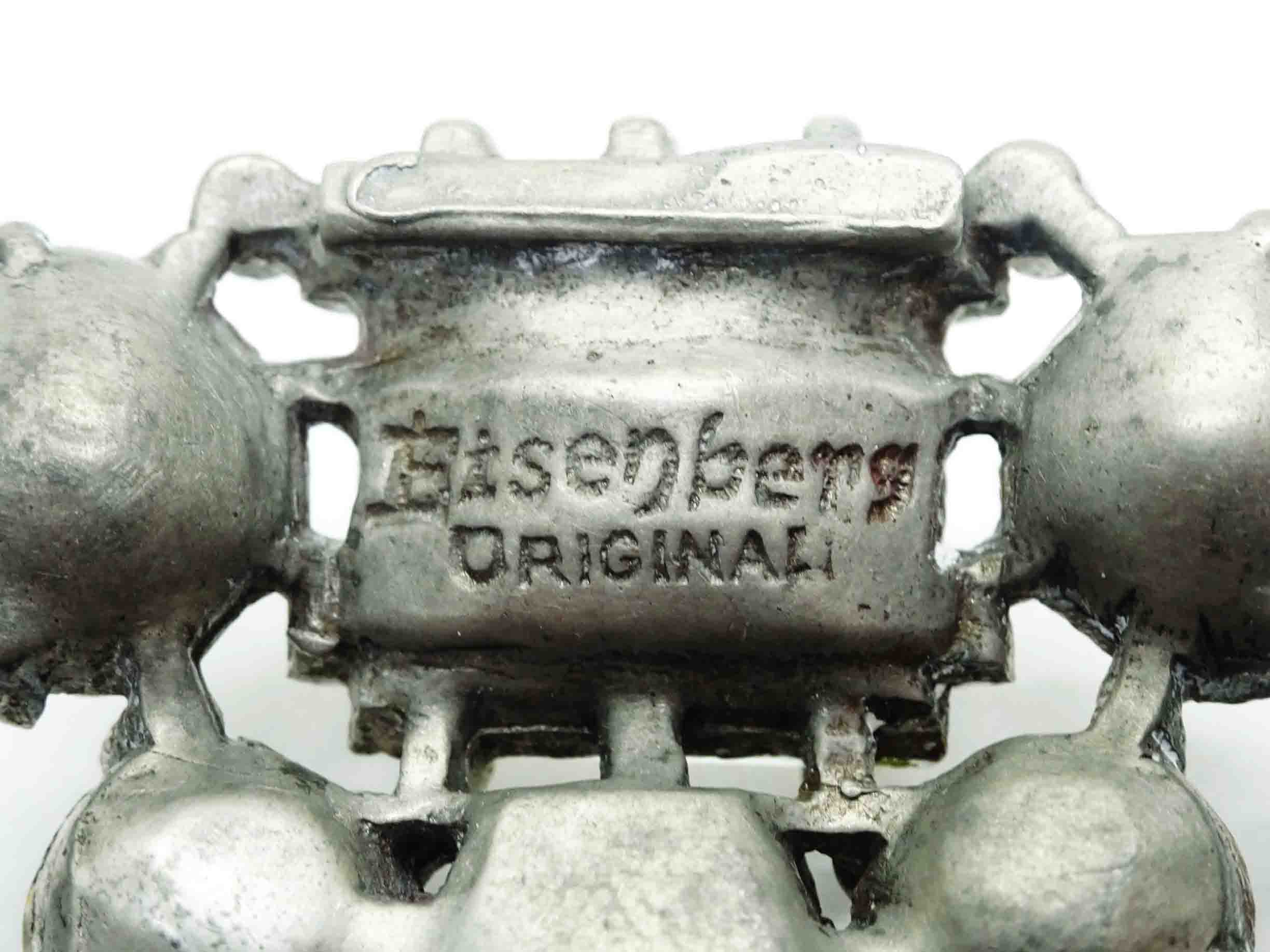 Estate Vintage Eisenberg Original Rhinestone Brooch Pin - Jewelry ...